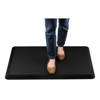 Floortex Standing Comfort Mat - 16 x 24 Black