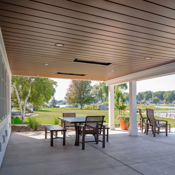 Quality Edge® Inside Out® Underdecking in Light Cherry