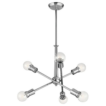Kichler Armstrong 6-LT Chandelier 43095CH - Chrome