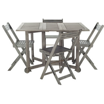 Arvin Table And 4 Chairs - Grey