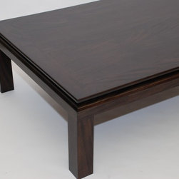 Belak Woodworking LLC - Black Mahogany Coffee Table - Coffee Tables