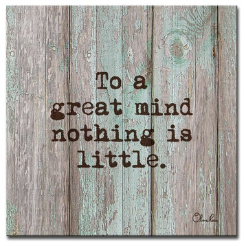 Ready2HangArt 'Great Mind' Inspirational Canvas Art by Olivia Rose, 12"x12"