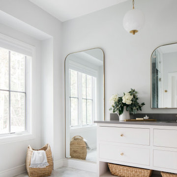 White Vanity Bathroom