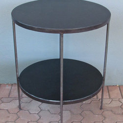 2 tier metal side table - Side Tables And End Tables