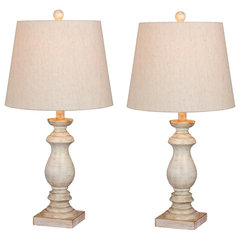 JONATHAN Y Hollis 34 in. Brass Metal Table Lamp with Crystal Base