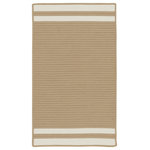 Colonial Mills - Denali End Stripe Rug, Ivory 8'x11' - Denali End Stripe - Ivory 8'x11'DE55R096X132S Denali End Stripe - Ivory 8'x11' Rug, 100% Polypropylene - Rectangle. Understated show-stopper. Double-striped. Classic design matches your home. Put it under dining room table. Accentuate your sunroom. Refine your patio. Neutral base color . Muted accents.  Stain/Fade/Mildew Resistant: This item maintains its color  and holds up well in damp spaces such as bathrooms, basements, kitchens and even outdoors, Reversible: This rug is crafted to last  and last. Reversibility adds longevity with twice the wear and tear.