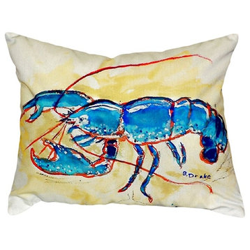 Blue Lobster No Cord Pillow - Set of Two 16x20