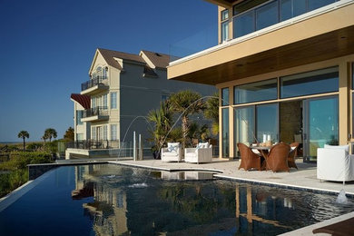 Beach style pool photo in Atlanta