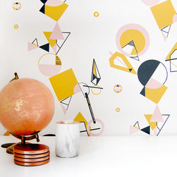 Geo Wallpaper For A Home Office - Wallpaper