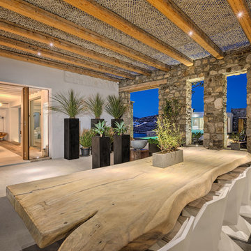 Villa Aleomandra, Mykonos Greece. Architect Patrick Helou Distributor Dimar