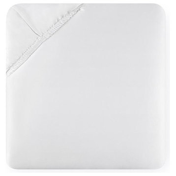 Giotto Fitted Sheets by Sferra, White, Full