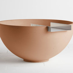 Solus Decor Scupper Water Feature in Arbutus - Outdoor Fountains And Ponds