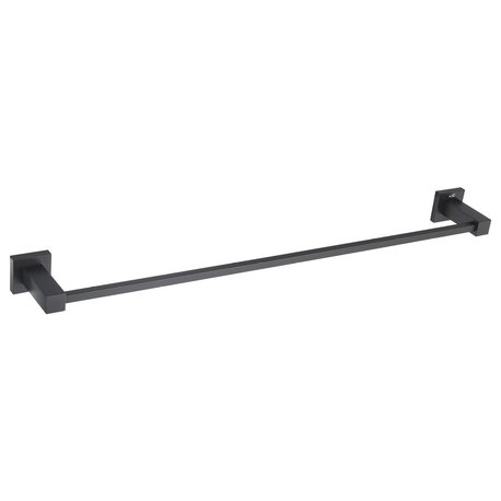 Cube 24" Bathroom Towel Bar KBA1504, Matte Black