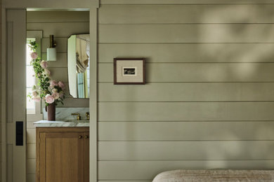 Cottage bedroom photo in Orange County