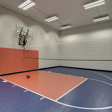 Indoor basketball court