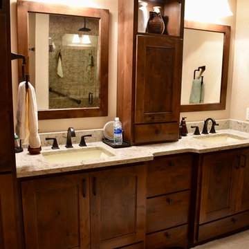 Spacious Acrylic Shower | Full Bathroom Remodel