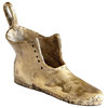 Cyan Shoe Token 11237, Aged Brass