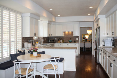 Inspiration for a transitional kitchen remodel in Other