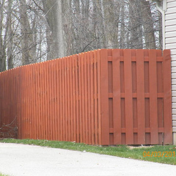 Shadow Box Pressure Treated Fence Chesterfield Michigan 48047