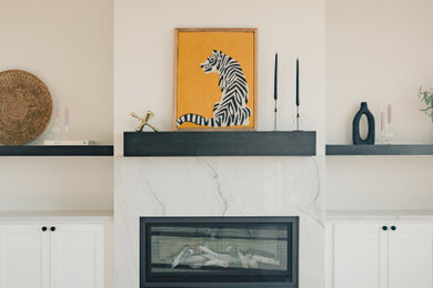 Inspiration for a timeless living room remodel in Seattle