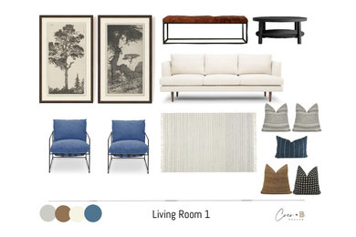 Example of a living room design in Other