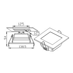 LED 10w down light - Ceiling Lighting