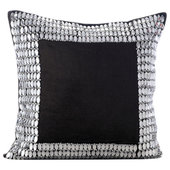 Circle Pattern Rhinestone Pillow / Insert Included / Bling Pillow / Bling