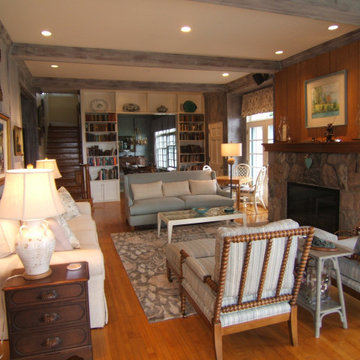 AFTER Historic Elk Lake Home Living Room