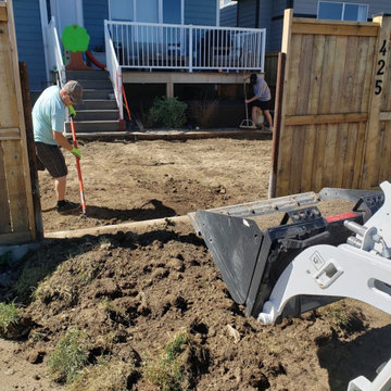 Synthetic Artificial Turf Grass Dog Yard Transformations Lethbridge 2020