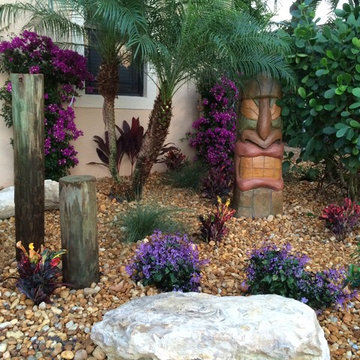 Cole Project - We removed existing, designed new landscape, installed, maintain,