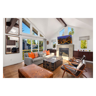 Sammamish Contemporary ADU - Transitional - Family Room - Seattle - by ...