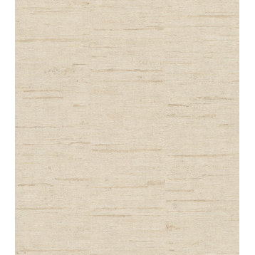 Maclure Champagne Striated Texture Wallpaper Bolt