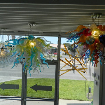 Display for Viz Glass' Hand-Crafted Products