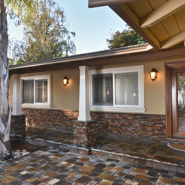 Bay Area full house renovation craftsman / Mediterranean Los Gatos project
