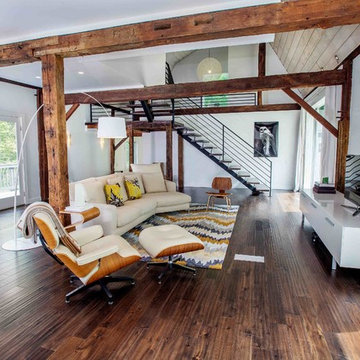 Modern Barn Living Room