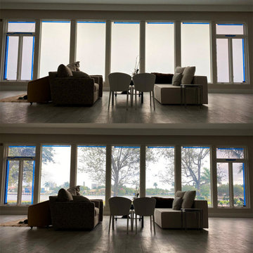 Switchable Privacy Glass on residential living room 2020112