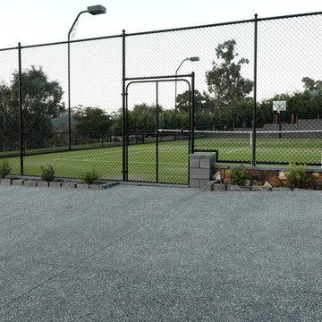 House with Tennis Court
