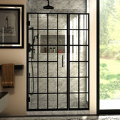 DreamLine Unidoor Toulon 46-46 1/2 in. W x 72 in. H Frameless Hinged Shower Door