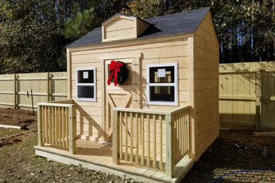 Inspiration for a modern shed remodel in Other