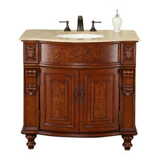 50 Most Por Cherry Bathroom Vanities For 2018 Houzz Juliana Single Sink Bathroom Vanity In Natural Cherry