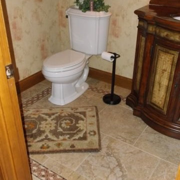 Wall treatments: wallpaper, paint, faux decorative paint finishes