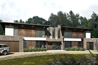 Contemporary client build, currently under construction
