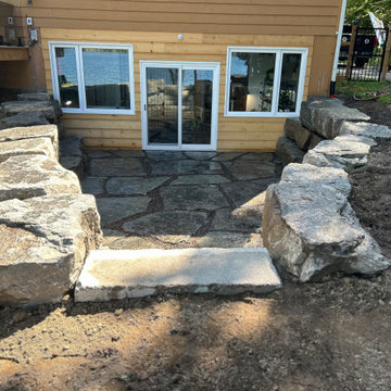 Amourstone Patio and Retaining Wall
