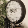 Vintage Brown Metal Wall Clock 52503