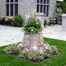 Pots and plants.
