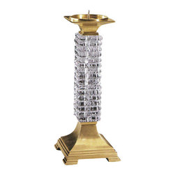 Inviting Home Inc. - Medium Crystal Candleholder - Candleholders