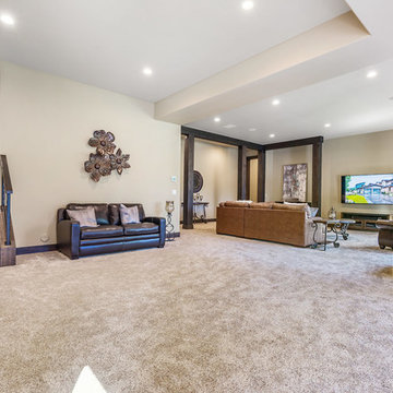 Fully finished walk out basement