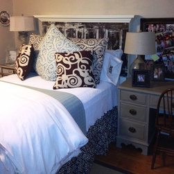 4 panel queen size vintage door headboard - Headboards