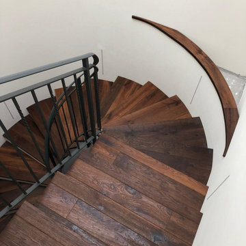 Progetto scala in legno thermowood