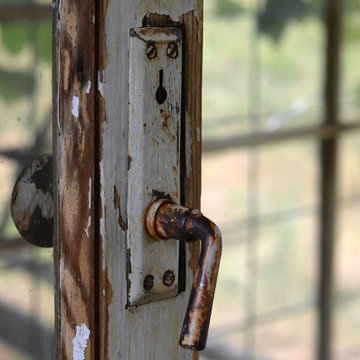 My Houzz: Meditation Room Made With Reclaimed Windows